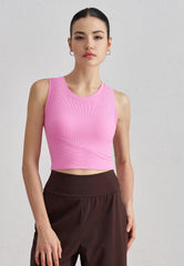 LALAVA Swiftly Tech Cropped Racerback Tank Top