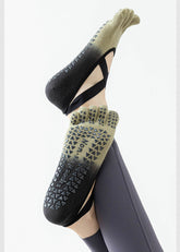 LALAVA Women's Non-Slip Low Rise Full Toe Yoga Socks