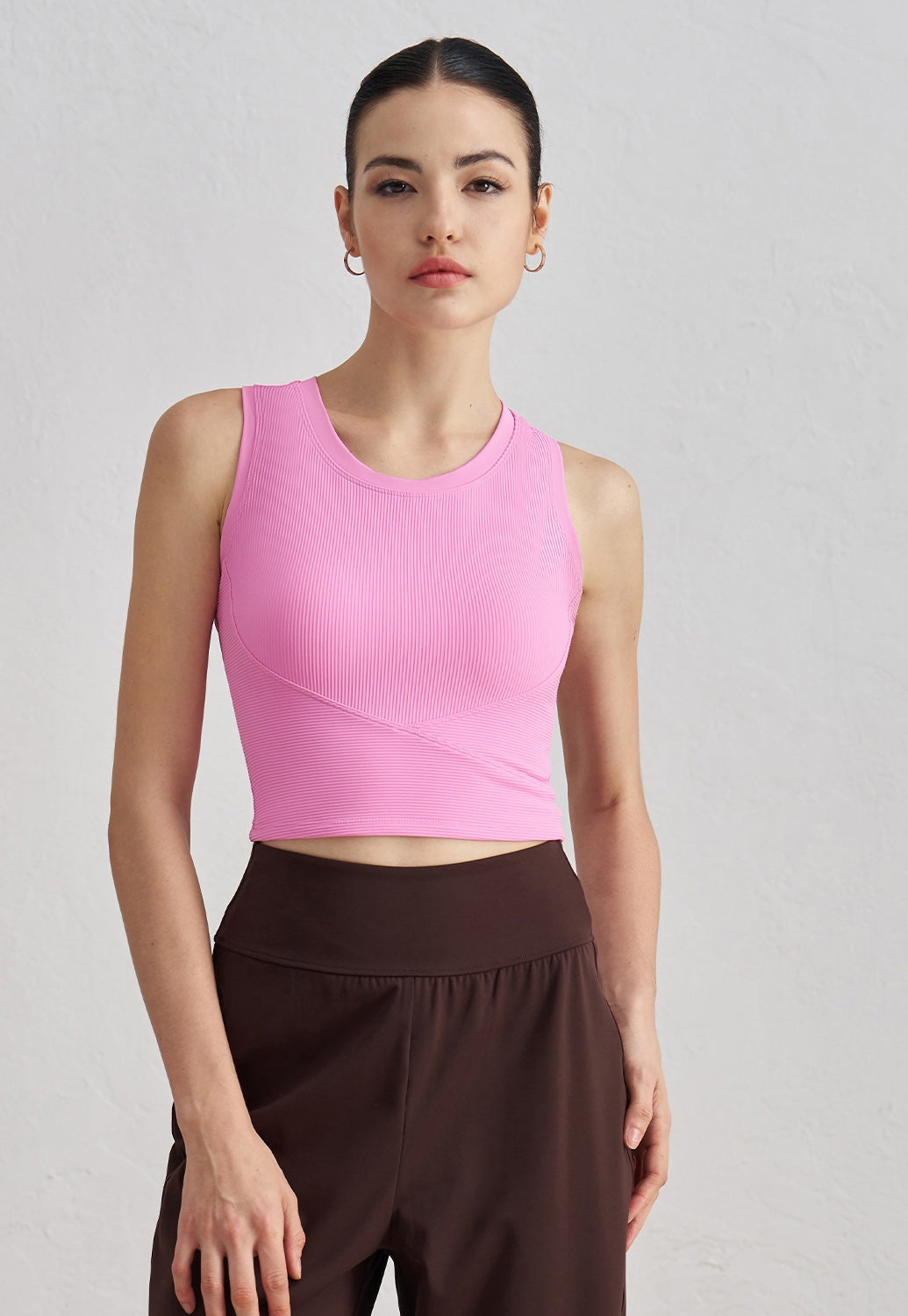 LALAVA Swiftly Tech Cropped Racerback Tank Top