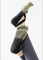 LALAVA Women's Non-Slip Low Rise Full Toe Yoga Socks